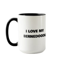 Bernedoodle Coffe Tasse