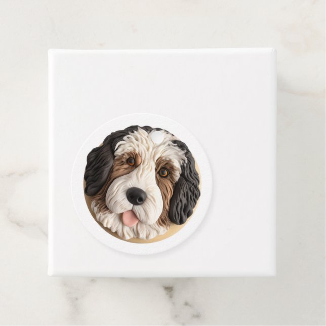 Bernedoodle Dog 3D Inspiriert Geschenkanhänger (Beispiel)