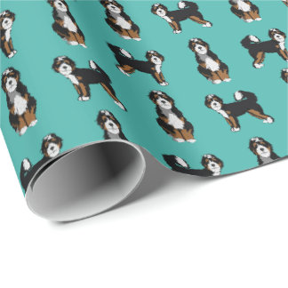 Bernedoodle Dog Geschenkpapier