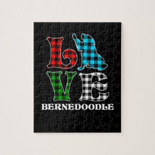 Bernedoodle Dog Lover Puzzle