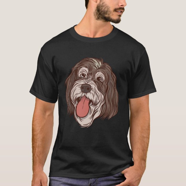 Bernedoodle Dog T-Shirt (Vorderseite)