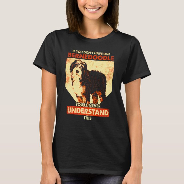 Bernedoodle Hund  Bernedoodle 2 T-Shirt (Vorderseite)