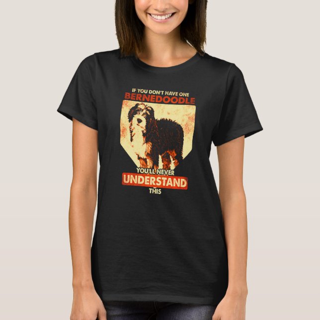 Bernedoodle Hund  Bernedoodle  4 T-Shirt (Vorderseite)