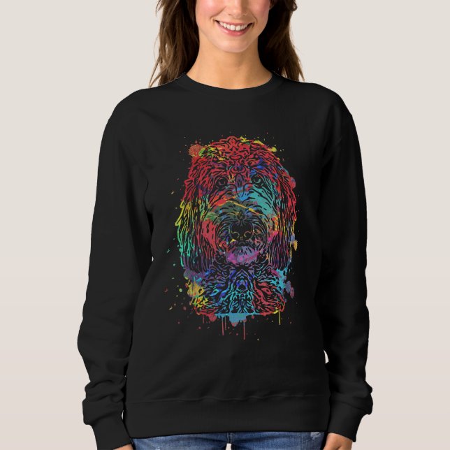 Bernedoodle Hund Bernedoodle Sweatshirt (Vorderseite)