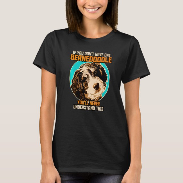 Bernedoodle Hund  Bernedoodle T-Shirt (Vorderseite)