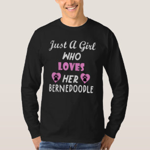 Bernedoodle Hund Tilt Head Shirt Niedlich für Männ