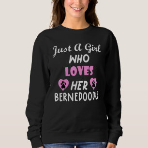 Bernedoodle Hund Tilt Head Shirt Niedlich für Männ