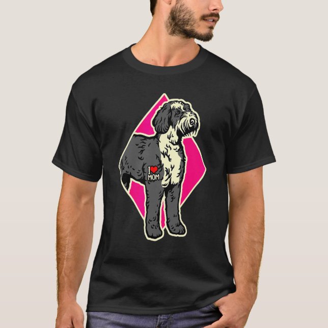 Bernedoodle-Mama 1 T-Shirt (Vorderseite)