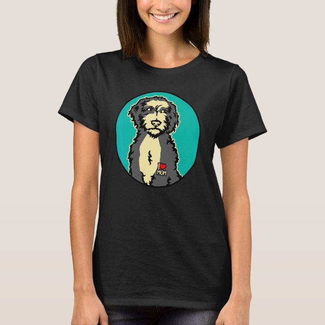 Bernedoodle-Mama 2 T-Shirt (Vorderseite)