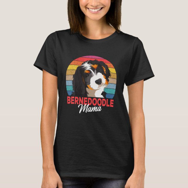 Bernedoodle Mama Hund Mama Besitzer Funny Womens G T-Shirt (Vorderseite)