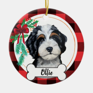 Bernedoodle Ornament