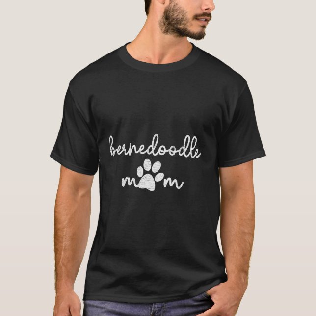 Bernedoodle Paw Mama T-Shirt (Vorderseite)