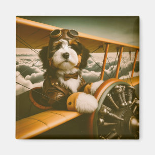 Bernedoodle-Pilot-Magnet Magnet