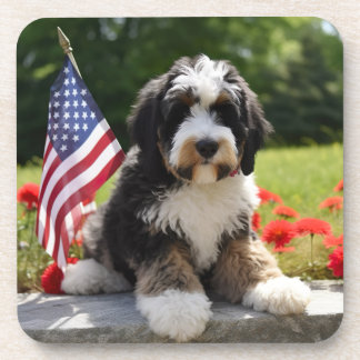Bernedoodle USA Untersetzer