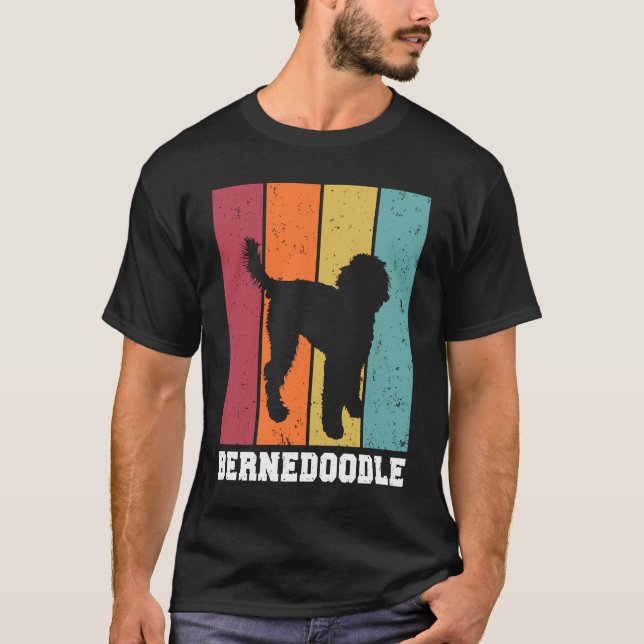 Bernedoodle Vintage  2 T-Shirt (Vorderseite)