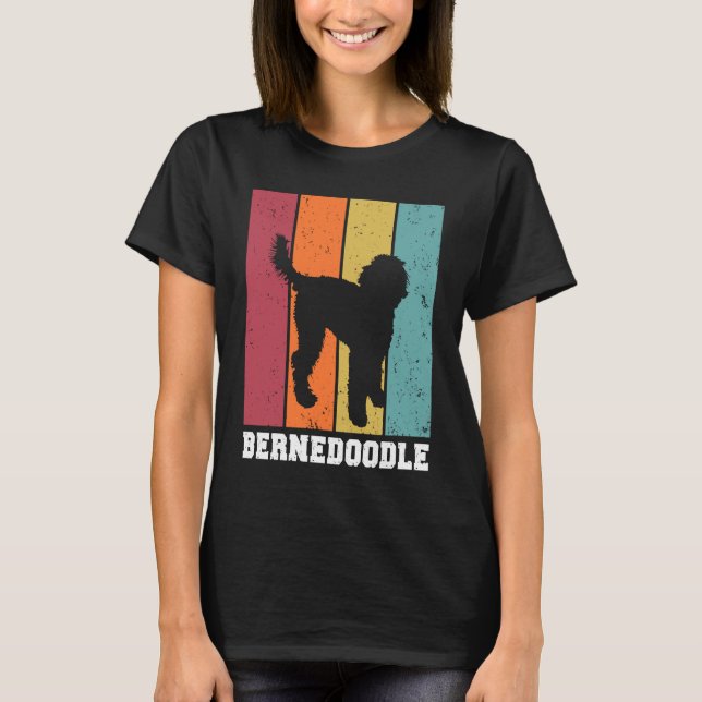 Bernedoodle Vintage  2 T-Shirt (Vorderseite)
