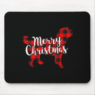 Bernedoodle Weihnachten Hund Mama Papa Haustier Ka Mousepad