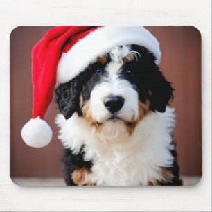 Bernedoodle Weihnachten Mousepad