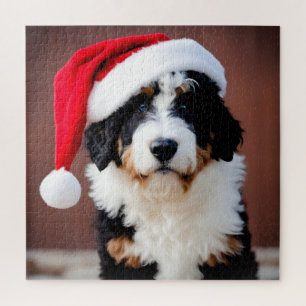 Bernedoodle Weihnachten Puzzle
