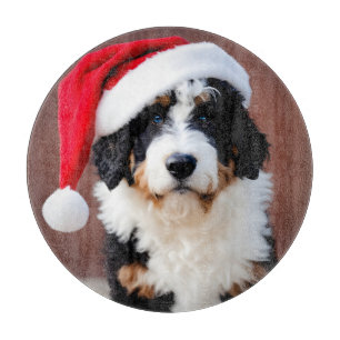 Bernedoodle Weihnachten Schneidebrett