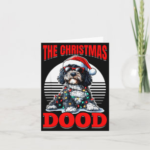 Bernedoodle Weihnachts Hund Rasse Der Weihnachts D Karte