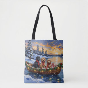 Bernedoodle Weihnachtsboot Urlaub
