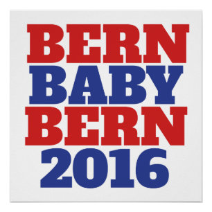 Berner Berberbernie Sanders 2016 Poster