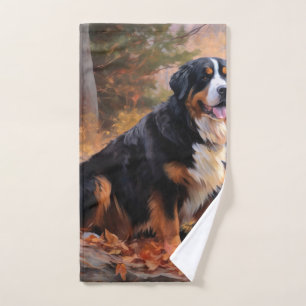 Berner Berg im Herbst Leaves Fall Inspiriert Badhandtuch Set