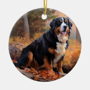 Berner Berg im Herbst Leaves Fall Inspiriert Keramik Ornament