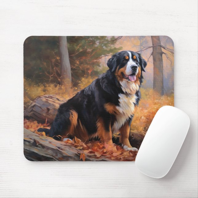 Berner Berg im Herbst Leaves Fall Inspiriert Mousepad (Mit Mouse)