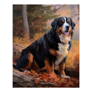 Berner Berg im Herbst Leaves Fall Inspiriert Poster