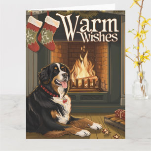 Berner Berg im Schnee Weihnachten Karte