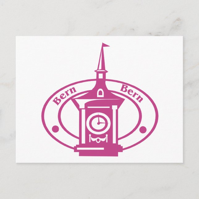 Berner Briefmarke Postkarte (Vorderseite)