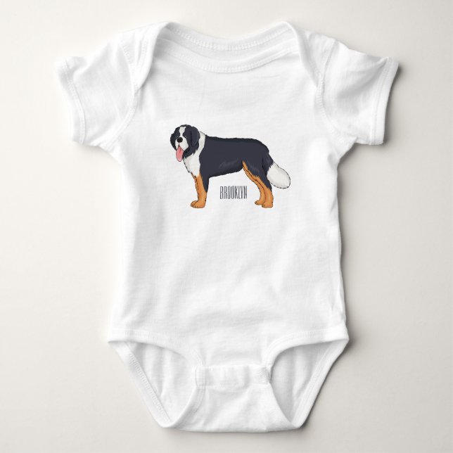 Berner Cartoon Baby Strampler (Vorderseite)