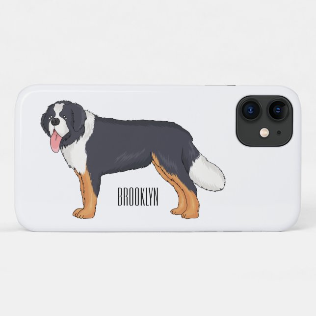 Berner Cartoon Case-Mate iPhone Hülle (Rückseite (Horizontal))