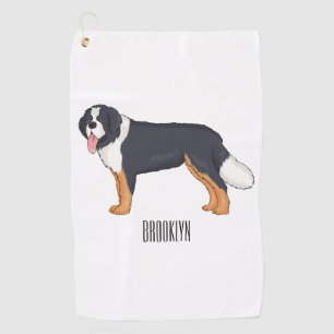 Berner Cartoon Golfhandtuch