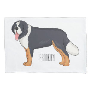Berner Cartoon Kissenbezug