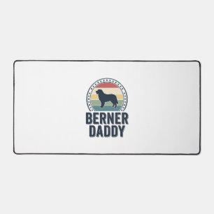 Berner Daddy Vintage Hund Papa Vektor-Shirt Design Schreibtischunterlage