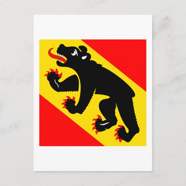 Berner Flagge Postkarte (Vorderseite)