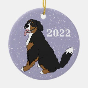 Berner Hund individuell anpassbar Keramik Ornament