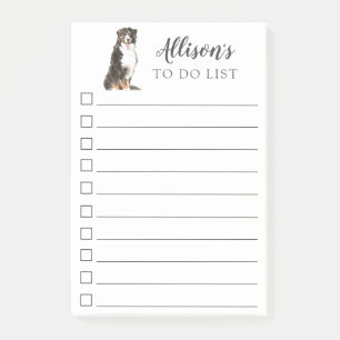 Berner Hund Personalisiert, Post- Post-it Klebezettel