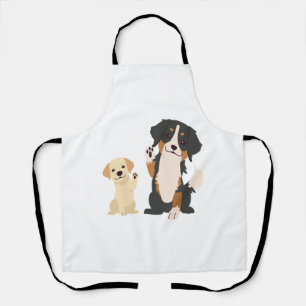 Berner Hund Schürze
