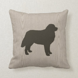 Berner Hund Silhouette Kissen