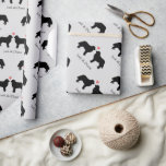 Berner Hunde Hochzeit mit eigenem Text Geschenkpapier<br><div class="desc">Die Hochzeitsgeschenkverpackung des Berner Hundeliebhabers mit den Namen des neuen Herren und der Frau wird die persönliche Touch Ihres gedankenvollen Geschenkes in diesem original Berner Liebespapier Liebe geben. Ideal für Brautpartys,  Hochzeitsfeiern und Jubiläen.</div>
