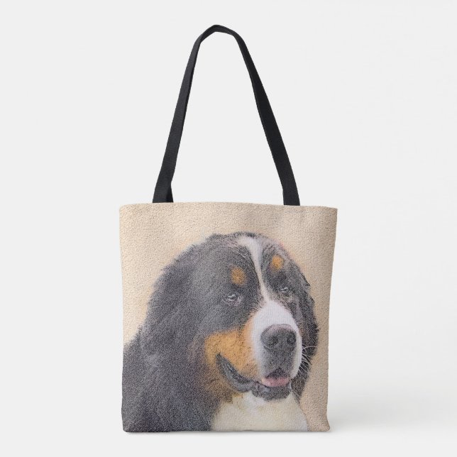Berner Hundemalerei - Original Hundekunst (Rückseite)