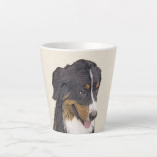 Berner Hundemalerei - Original Hundekunst Milchtasse