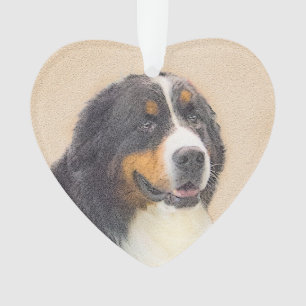 Berner Hundemalerei - Original Hundekunst Ornament