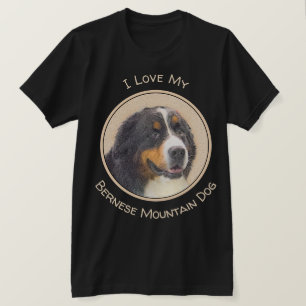 Berner Hundemalerei - Original Hundekunst T-Shirt