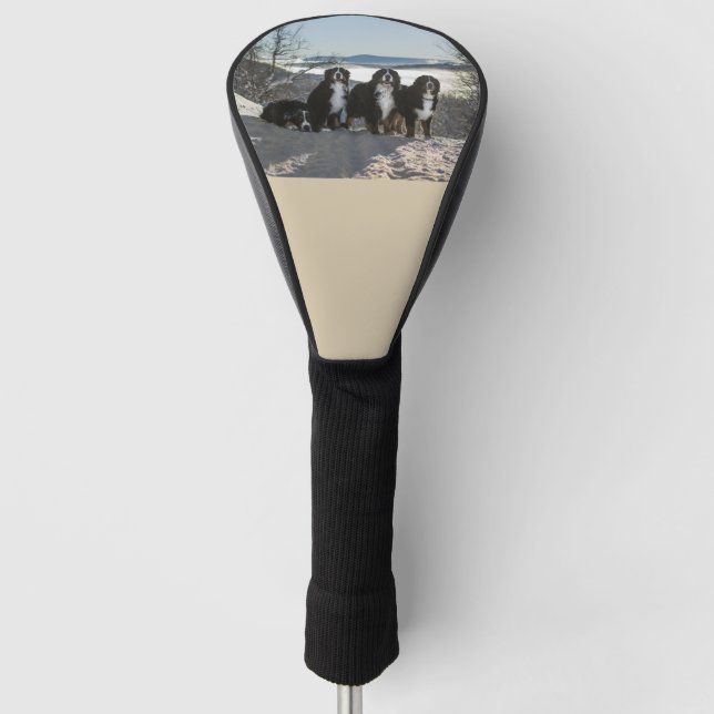 Berner Hundengruppe Golf Headcover (Vorderseite)