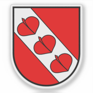 Berner Jura Bezirkswappen, Schweiz Aufkleber